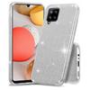 Glitter Case for Samsung Galaxy A42 5G, Silver