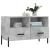 VidaXL Meuble TV Gris béton 80x36x50 cm Bois d'ingénierie 828984