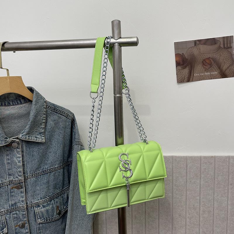 Trendy Shoulder Bag Retro Casual Chain Messenger Bag Autumn New Fashion Women's Simple Casual Bag