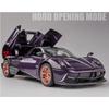 1/32 Pagani Huayra Dinastia Diecasts Toy Vehicles Car Model Alloy Boys Toy Car Simulation Sound Light Collectibles Kids Toy Gift