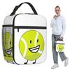 Bfb Tennis Ball Insulated Lunch Bag for Kids School Cooler Thermal Food Box Tote Leakproof Lunch Boxes Container