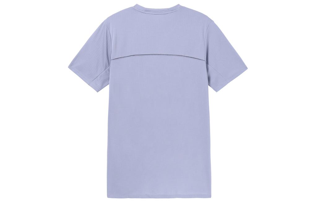 adidas T Shirts Men's Purple Crew Neck Moderate Straight Fit HZ7277