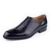 Fashion Handmade Classic Men's Pure Leather Shoes Solid Color Oxford Casual Business Office Dress Shoe For Gentleman Lace Up Comfortable