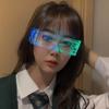 Decorative  Glasses Colorful Luminous Glasses LED Light Up Eyeglasses for Bar KTV Halloween  Party