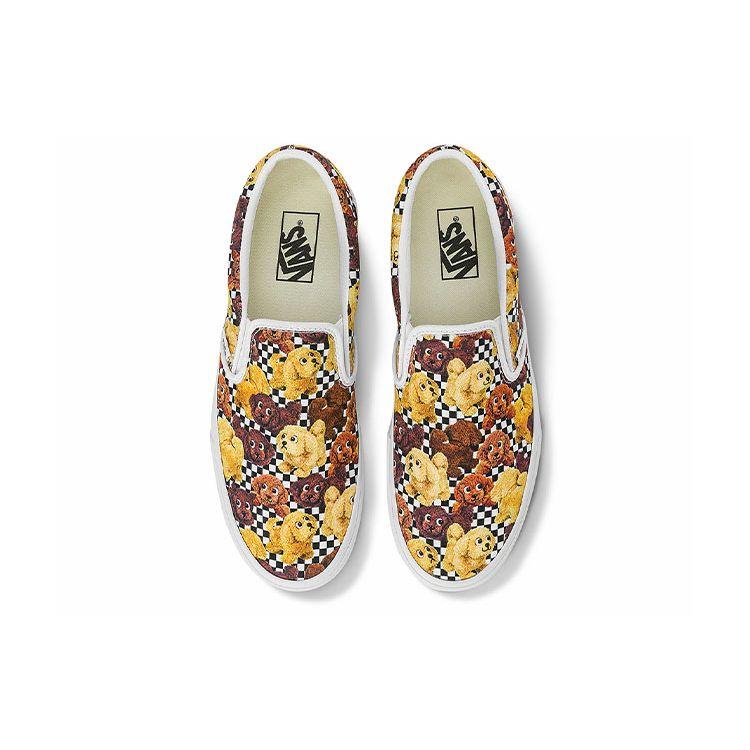 Vans Classic Slip-On Anaheim Factory - Animal Checkerboard Unisex Sneakers Brown Potting-Soil VN0A7VCFDMV