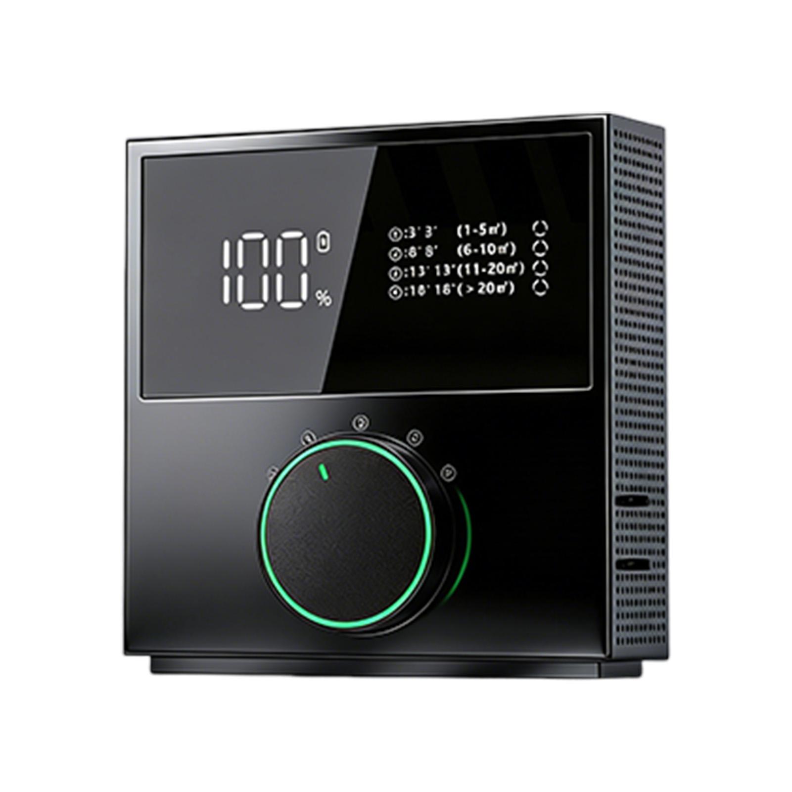 

Plug in Odor Purifier Ionizer Air Purifier 150mg H Active Oxygen Odor Eliminator Deodorization 4 Timer Modes Quiet for чёрный