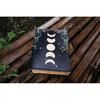 Sun and Moon Handmade Deckle Paper Journal for Men and Women7/5 grimoire Spell notebook for traveling sketchbook book