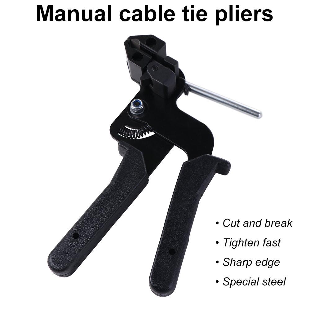 Adjustable Cable Tie  Crimper Pliers Fastening Strap Cutter  Tensioner Fastening Tool