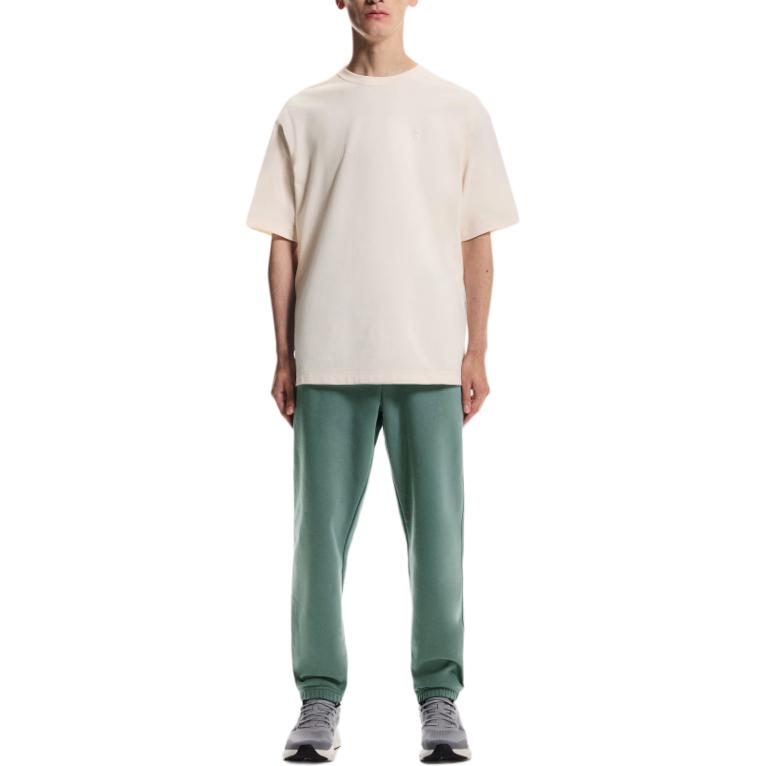 On Embroidered Loose Fit Round Neck Drop Shoulder Short Sleeve T-Shirt Men Tops 1MG10714357