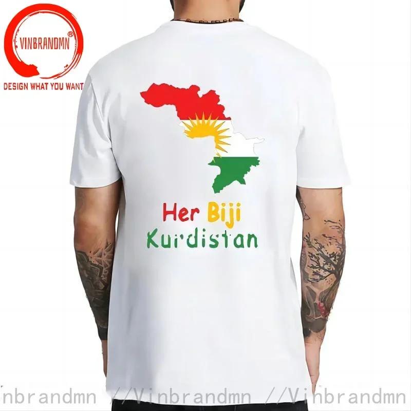 Funny Kurdistan Kurdish T Shirts Unisex Graphic Cotton Streetwear Tees Birthday Gifts Kurd Kurds Kurdish Flag Tshirt Unisexs Clothing