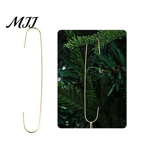 Ornament Hooks for Shopping Malls Christmas Hooks, Metal Wire Hanging Hook, C-Shaped Essential Holiday Decor Ornaments Hanger Tree Decoration, Garland
