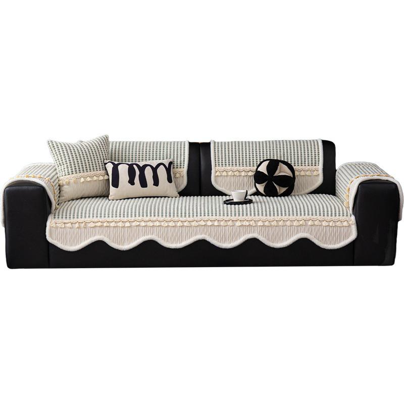 2026 French Luxury All-Season Thickened Non-Slip Cat-Resistant Sofa Seat Cushion Cover