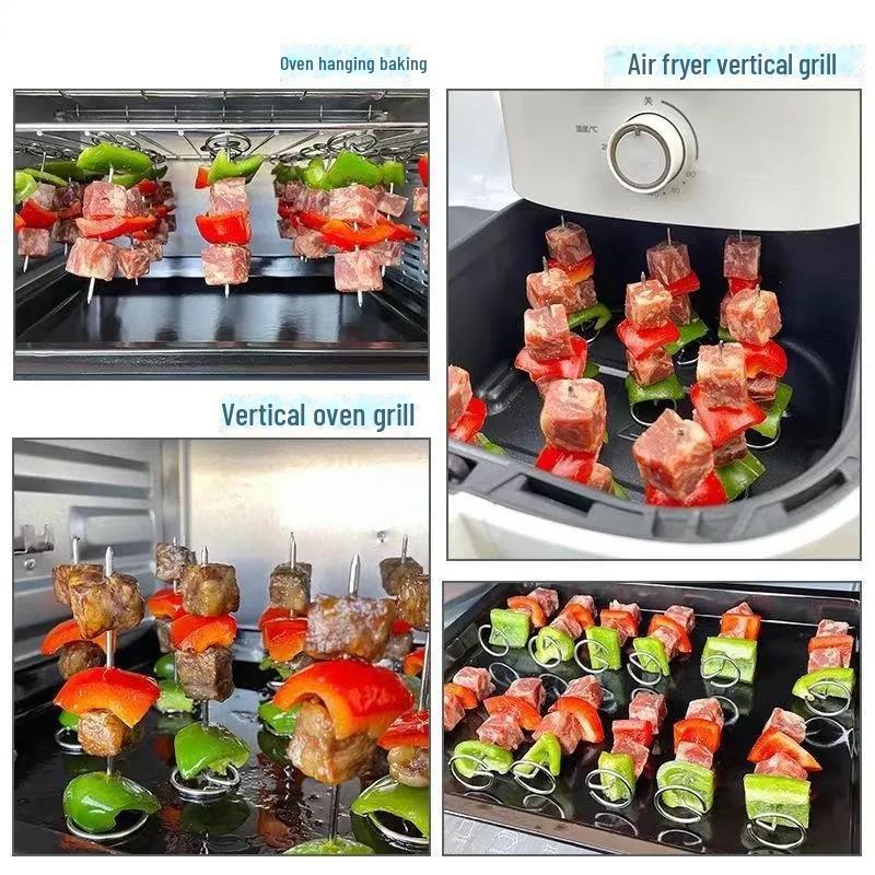 Thickened Food-Grade Stainless Steel Barbecue Skewers for Lamb