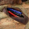 COUVEZI Retro Leather Stationery Pouch