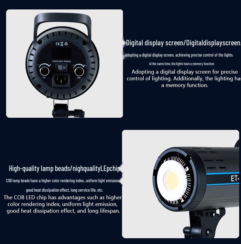 ET200 170W High Brightness COB Fill Light for Photography and Live Broadcasts