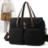 Large Capacity Briefcases Men Travel Bags Canvas Weekend Shoulder Bags Multifunctional Messenger Tote Bags with Long Strape