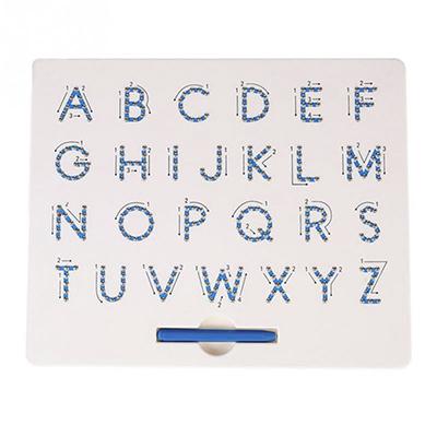 Children's Alphanumeric Magnetic Board Eco-Friendly Steel Ball Writing Drawing Circular Educational Toy