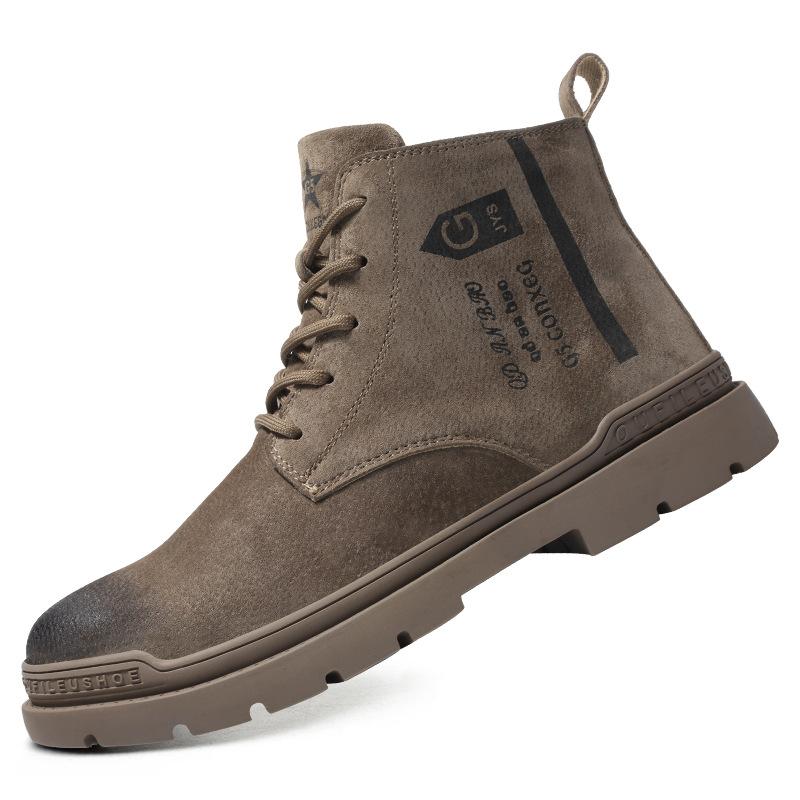 

Обувь для страхования труда, изоляция 6 кВ, противоударные и противопрокольные рабочие туфли, средняя высота, защитная обувь для электросварки 45