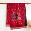 Cashmere Winter Scarf Women Warm Thick Pashmina Designer Ethnic Style Print Scarf Wraps Coldproof Windproof Blanket Shawls