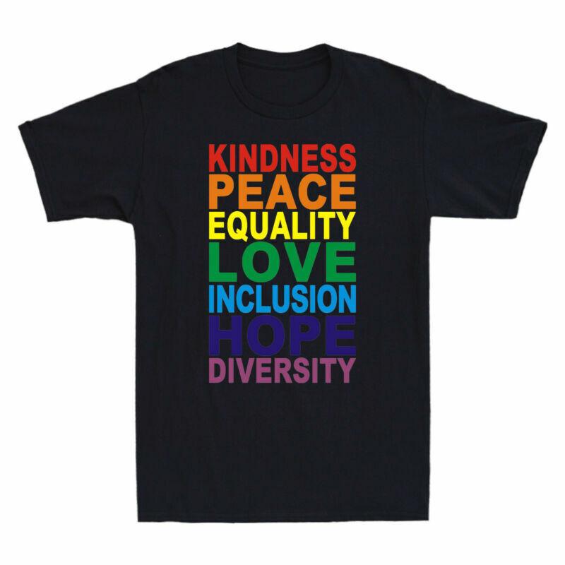 TShirt Love Equality Hope Rights Peace Inclusion Kindness Gift Huunisex Diversity S