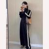 Women's Casual Sportswear Set - Spring & Autumn 2026: Fashionable Hoodie & Wide-Leg Pants Two-Piece Outfit