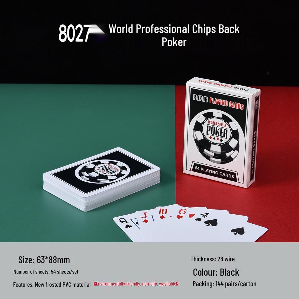 Custom Waterproof PVC Playing Cards - Ideal for Outdoor Entertainment and Party Decor