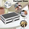 New Portable Aluminum Alloy Cash Document Tools Home Safe Black Props Metal Password Money Storage Boxes