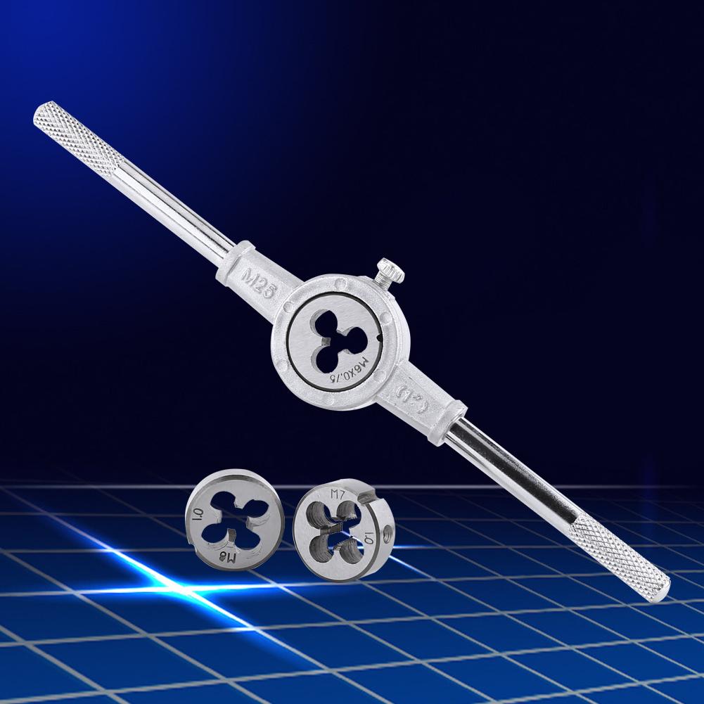 11PCS Set Screw & Die External Thread Cutting Tapping Hand Tool Kit