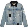 Casual Sports Polo Denim Jacket Outdoor Jacket Men Jacket Blue 575588-77