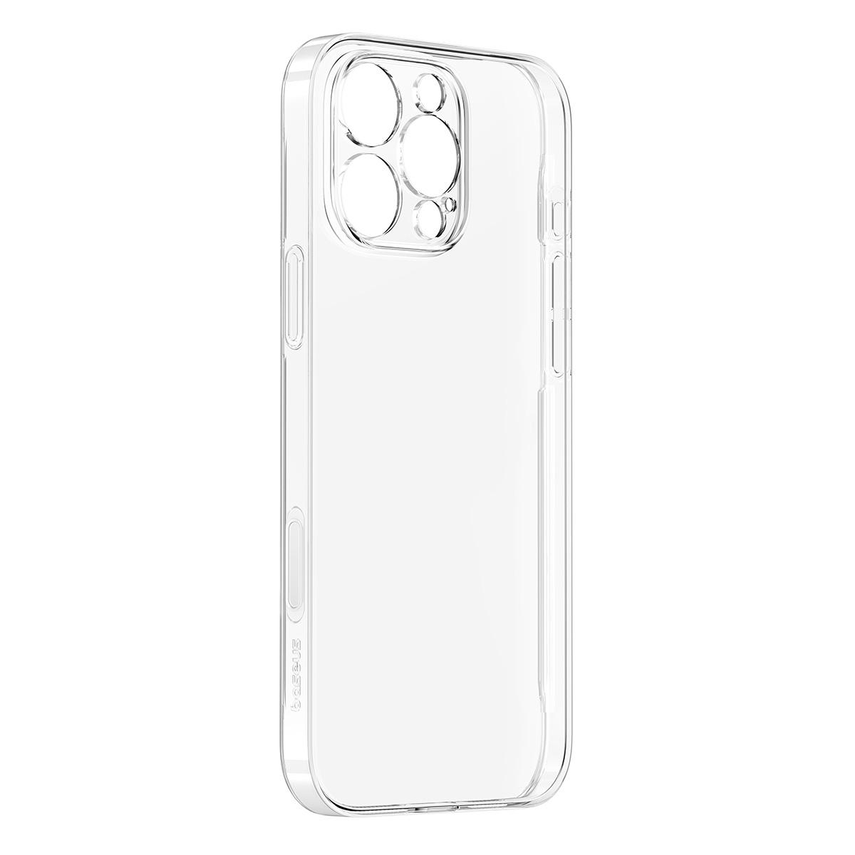 

BASEUS Серия Crystal Чехол для iPhone 16 Pro Max Прозрачный ПК+ТПУ Чехол для телефона (Версия с сенсорной кнопкой) A