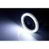 White 40-SMD LED Angel Eyes Halo Rings w/ Shroud For Fog Lights Retrofit DIY