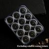 Compartment Organizer for Nail Art Supplies, Rhinestones, Beads, Nail Jewelry Container Box,contact Lens Cases