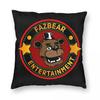 FNAF At Freddys Pillowcase Soft Fabric Cushion Cover Decorations  Throw Pillow Case Cover Home Zipper 4040cm