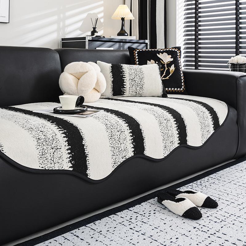 

Premium Special-Shaped Chenille Sofa Cushion New Four-Season Universal Irregular Seat Cushion Fixed Non-Slip Cross-Border 90*90cm