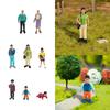 Miniature Figure Character Micro Landscape Building Accessories Train Railway DIY Projects Handpainted Layout Tiny People
