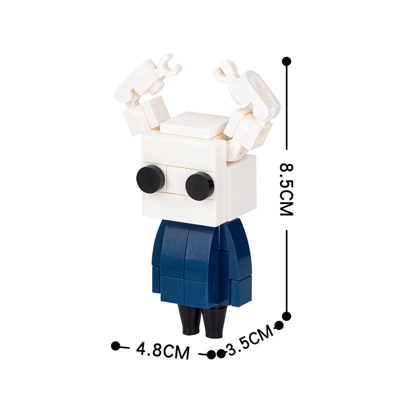 

MOOXI Разнообразие Игровых Персонажей Кирпичноголовые MOC Кирпич Сделай сам Взрослые Детские Игрушки Набор Строительных Блоков Монтессори Подарки Украшение Комнаты