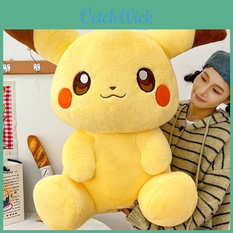 Pikachu Plush Toy Large Size Cartoon Stuffed Animal Gift For Kids And Collectors