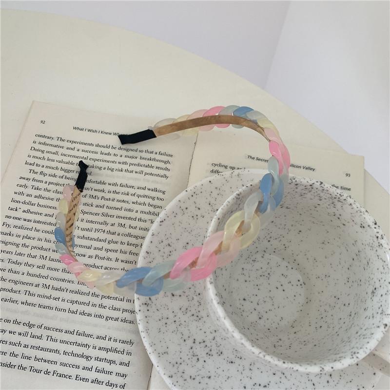 Einzigartiges und modisches Metallketten-Haarband, stilvolles und vielseitiges Stirnband im neuen Stil