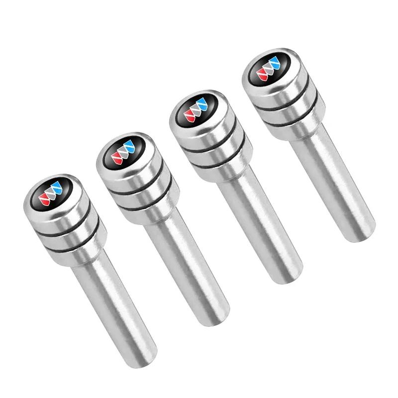 2/4Pcs Automobiles Car Door Pin Lock Knob Lift Covers Aluminum Alloy For Buick Century Excelle XT Envision Verano Envista GL8 BH7