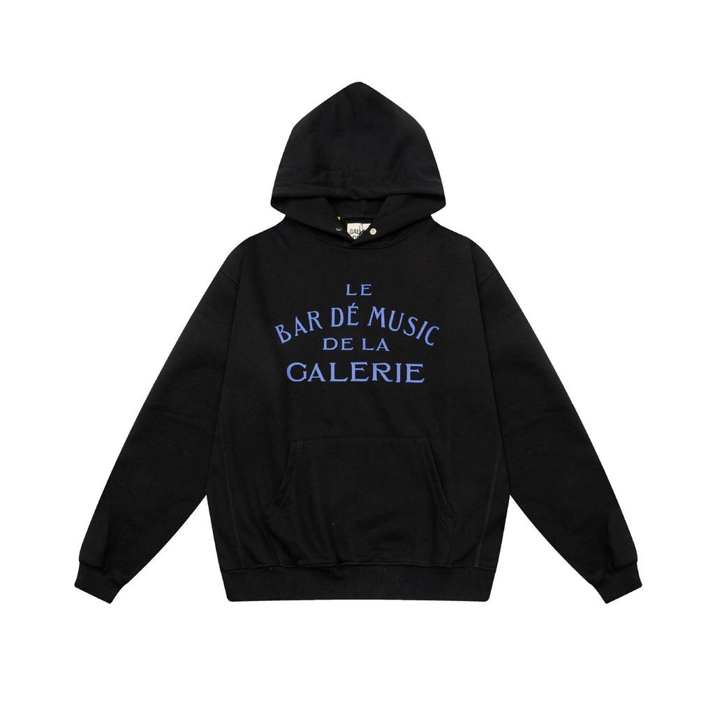 American Style Gallery Dept Logo Print Cotton Hoodie