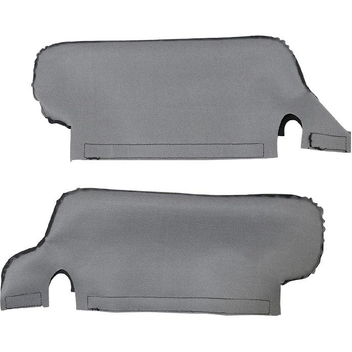 GXARTS Párový levý a pravý kryt sluneční clony na opravu Černý Pasuje na Ford Mustang 1994 1995 1996 1997 1998 1999 2000