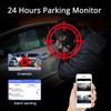 ADAS 4G Android DVR Remote Parking Monitor 3''Touch Dash Cam WIFI GPS Dual Lens 2WAY Talk Live Streaming On Car ASSIST APP