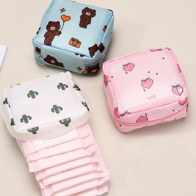 Multipurpose Women's Wallet for Period Supplies Practical Sanitary Pad Storage Bag for Organizing Personal Care Items