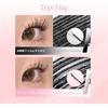 Milktouch Mascara Waterproof Curl Hold Fiber Infused Black Iconic Long Mascara