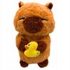 Plush Toy Capybara With Duck Duckling Plush Toy 25 Cm