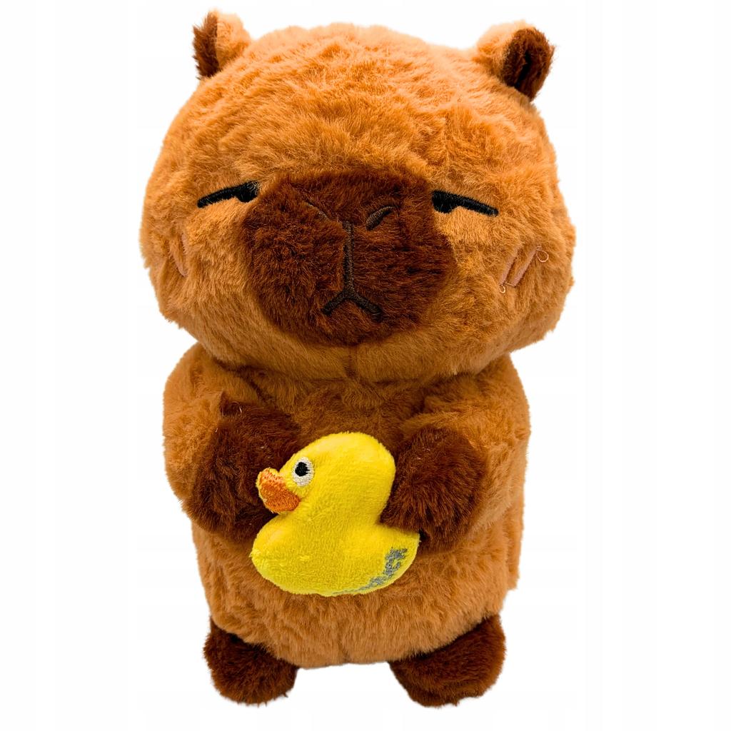 Plush Toy Capybara With Duck Duckling Plush Toy 25 Cm