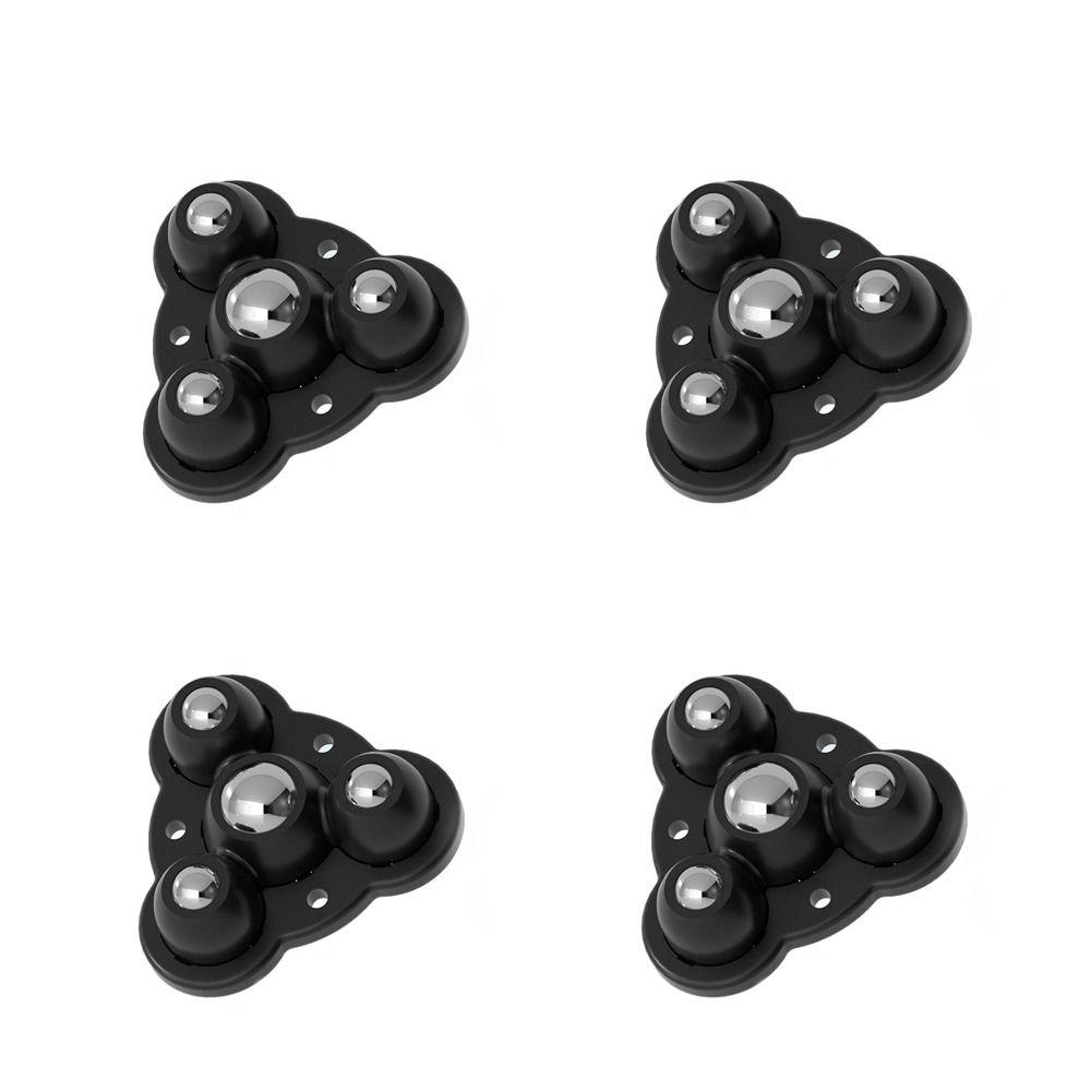 4pcs Self-Adhesive Universal Pulley Heavy Duty Swivel Casters Mute Universal Wheel  Cabinet