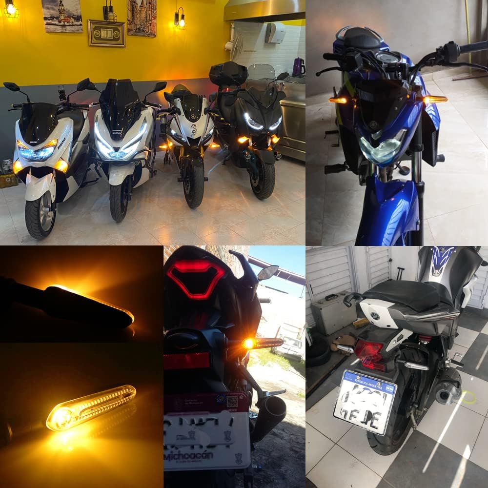 crazy sport LED Turn Signal Light For YAMAHA YZF R7 R1 R6 R6S R3 R25 R15 V2 V3 V4 XSR 700 900 125 155 TRACER 7 9 GT MT09 MT07 MT15 M125 MT25 FZS FZ16