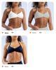 Reggiseno Sportivo Senza Ferretto in Nylon Opaco Altamente Elastico ad Asciugatura Rapida per Corsa, Fitness e Yoga
