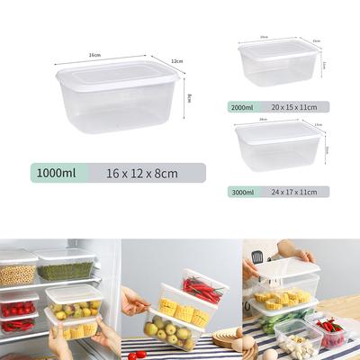 Organization Storage Box PP+PE Transparent 20*15*9cm